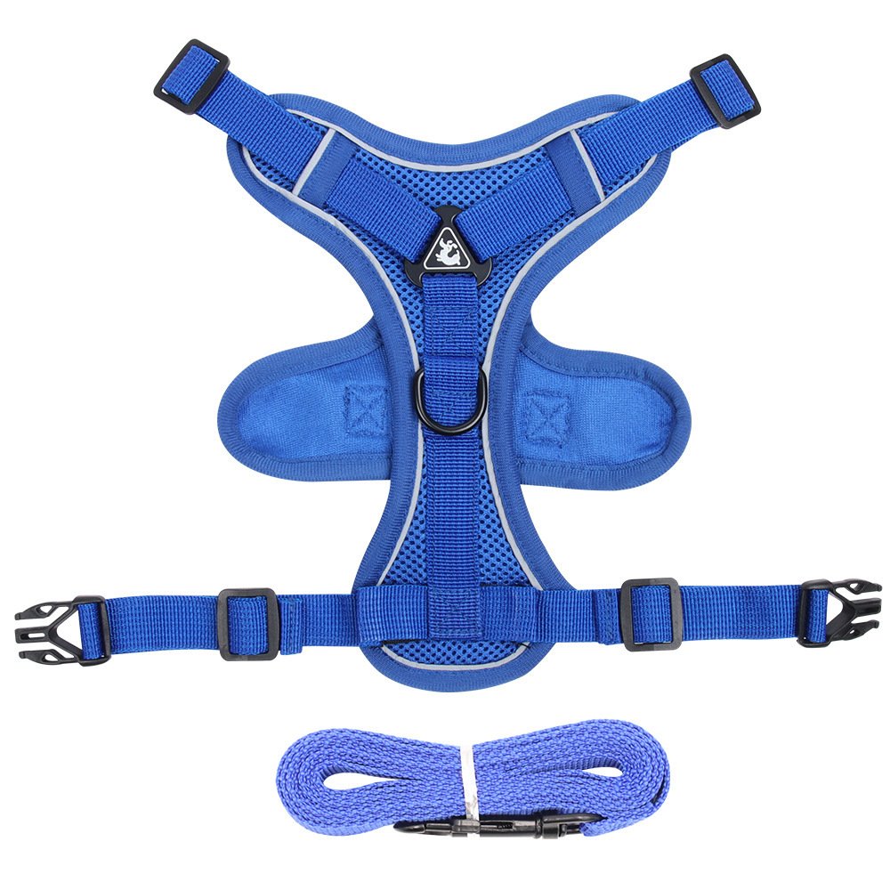 Summer Cat Chest Harness And Leash, Anti-Escape Adjustable Soft Mesh Cat Leash And Chest Harness Set For All Types Of Cats Cat Vests - Image 5