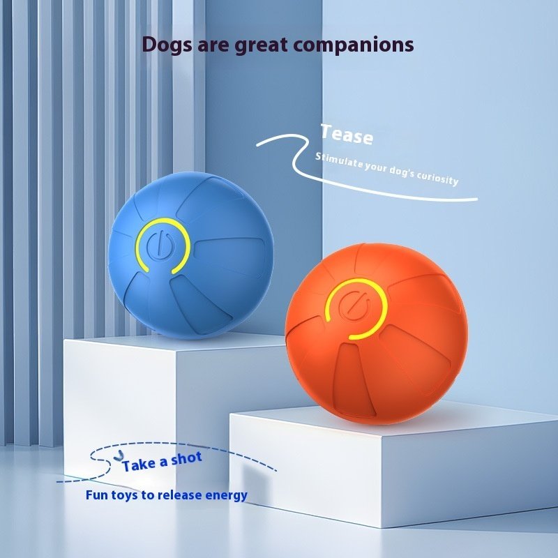Interactive Electric Jumping Dog Ball Toy with LED Lights – Automatic Pet Training Toy - Image 8