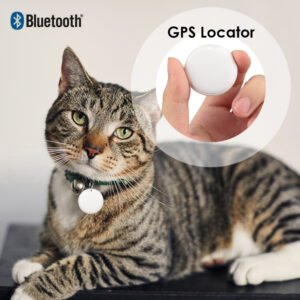 Mini GPS Tracker for Pets & Keys – Smart Anti-Lost Bluetooth Locator Tag for Dogs, Cats, Kids & Keychains